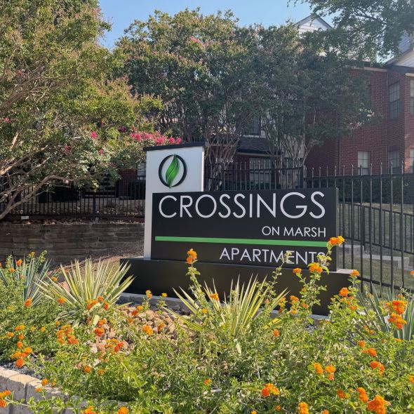 Crossings on Marsh Exterior property sign